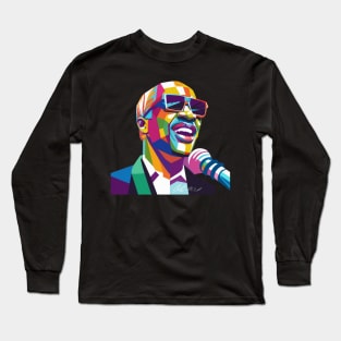 Stevie Wonder WPAP Limit Color Long Sleeve T-Shirt